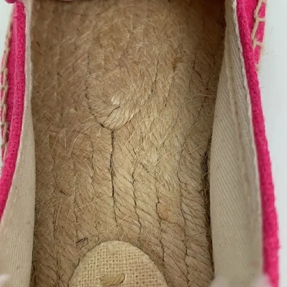 Soludos pink canvas